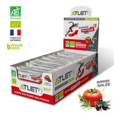 ATLET - Barres Énergétiques Protéinées BIO Box (34x30g) - Tomate-Olive-Chia