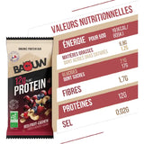 Nutri-Bay | BAOUW - Barre Protéinée BIO (50g) - Fruits Rouges & Cajou